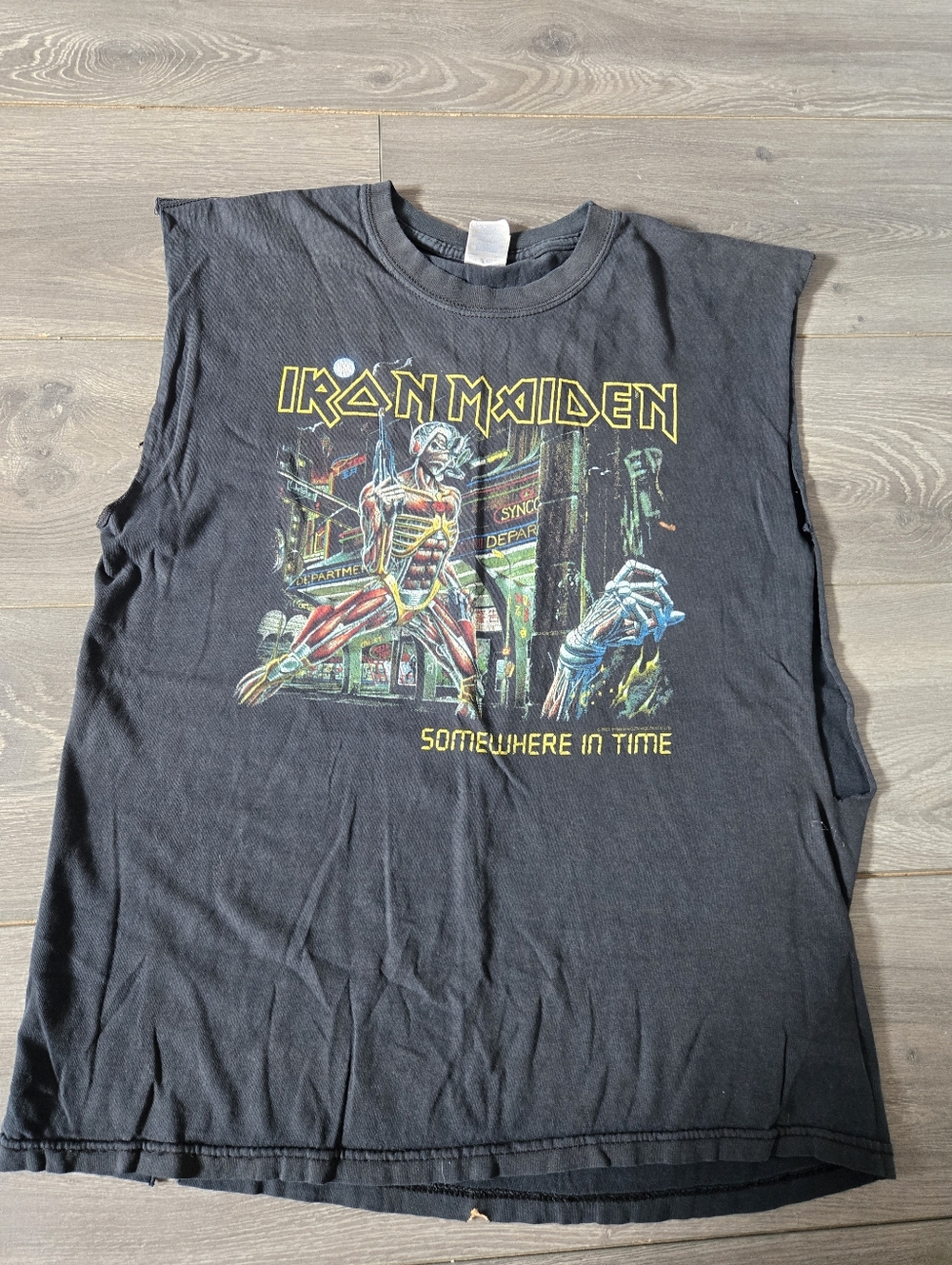 Vintage 2003 Iron Maiden "Somewhere In Time" Tour Shirt - Large
